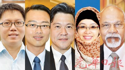 5各类投弃权票的正义党后座议员,王敬文、李凯伦、谢嘉平、诺丽拉、重新巴兰。