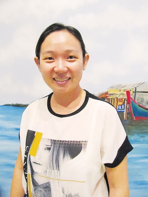 壁画老师黄静忆表示馆内的画综合式。