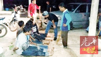 数名道友在扫荡行动中被扣捕。