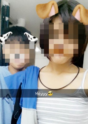 奶茶店老板证实当晚吃霸王餐及偷手机就是照片中两人。