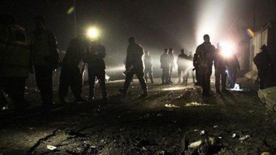 中华北部河北省非法烟花爆竹仓库发生爆裂。