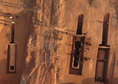 即考古工作一起完成勘探面积66000平方米。