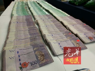 警方在涉案警员住家搜获70克大麻。