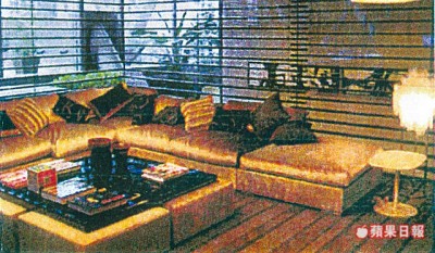 建筑师何周礼帮曾荫权的豪宅装修,图为内部装修的电脑示意图。