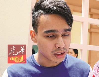 死者丈夫阿麻力没想到妻子会带着儿子做傻事,家属是看到报章新闻和脸书消息后才决定前来太平间。