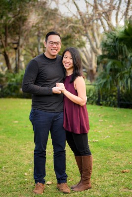 男友邝衍彰前听到吴洁珍故意为外求婚的建议,早已表示支持。(受访者提供)