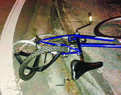 死者出事前所乘骑的脚车。