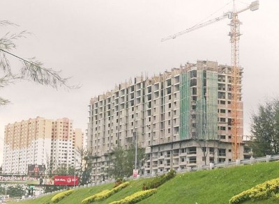 发展计划已经建起,不过已停工多时。