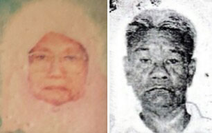 (左)死者罗哈蚭(右)死者阿末洛曼