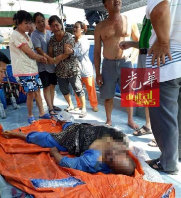 死者遗体被带回十八受码头。