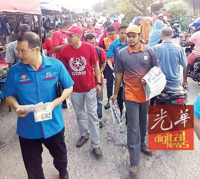 希联双溪大年区部领袖,连日来马不停蹄走访选区。