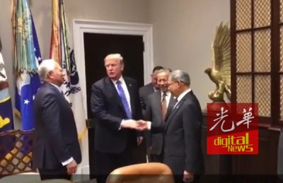 首相拿督斯里纳吉于周二早上抵达白宫。