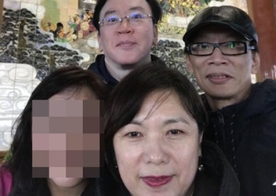 3名死者合照:王雪红(前)、葛世强(后左)、李志强(后右)。