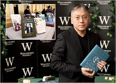 石黑一雄夺得诺贝尔文学奖后,其著作在中国顿成抢手货。