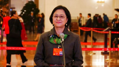 中共十九大代表卢丽安。(中央社照片)