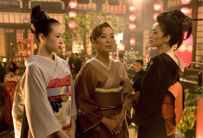好莱坞电影《艺伎回忆录》网罗章子怡(左起)、杨紫琼和巩俐3大华人女星飙戏,2005年上映时引发不少热议。