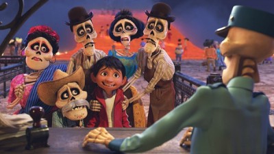 都受好评的卡通《Coco》得到了最佳动画长片的光荣。