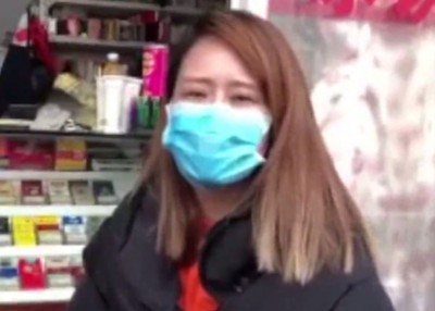 许姓老板娘忆述事发经过时仍心有余悸。