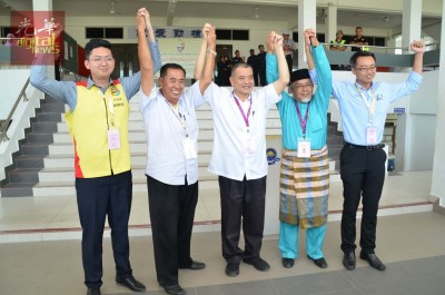 N14玛章武莫: 候选人:李凯伦(但愿联-公平党)、陈福顺(人民党)、林俊豪(黎民团结党)、陈德钦(国阵-马华)、哈芝佳敏尔(伊党)。