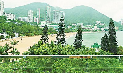 于豪宅往外望可观看无敌海景。