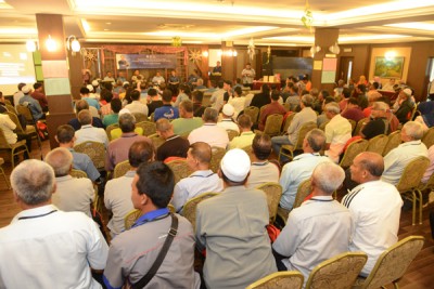 槟州渔民公会常年大会获逾百会员出席,非常踊跃。