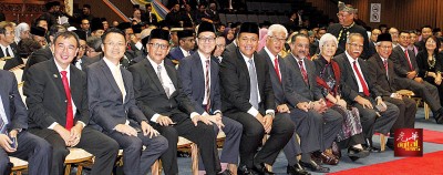 槟州新届行政议员宣誓就职仪式。