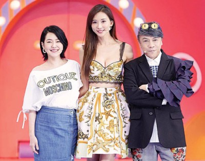 小S(左起)、林志玲和蔡康永。
