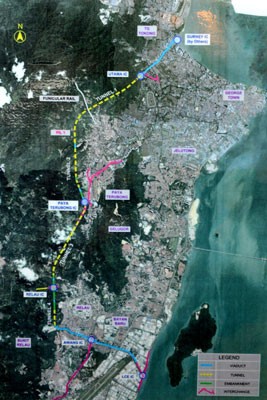 第一泛岛大道,从新关仔角到槟国际机场一带,全长9.5公里。