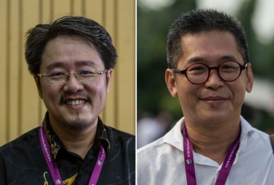 (左)简梓源:协助政府为人民改变。(右)曾庆亮:吸引外资进驻。
