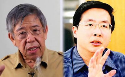 (左)何启斌:安华会胜,而且大胜。(右)潘永强:伊党领导人比巫统聪明。