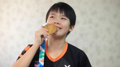 吴堇溦成为大马首位摘下青年奥运会金牌的运动员。