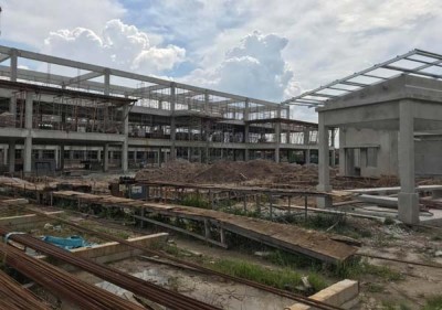 柏淡太子城国小兴建工程逾45%,预计将在2020年开课启用。