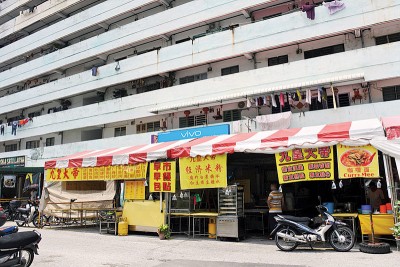过去底九皇爷诞,五条总长来4单素食档口,本年可只剩2档。