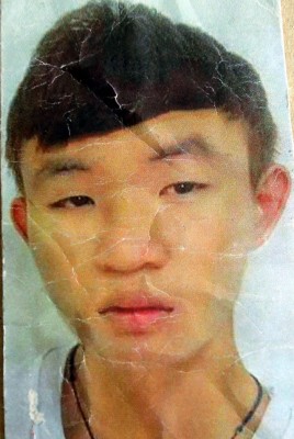 离家出走的蔡佳俊近照。