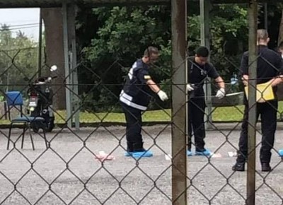 警方到场展开调查。(图片取自脸书Melaka Daily专页)