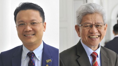 杨顺兴(左):兑换率是目前遇到的挑战。扎基尤丁(右)至今未曾出国公干。