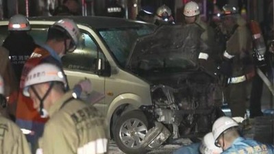 东京涩谷发生一宗汽车冲撞人群事件，8人受伤。