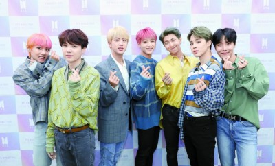 BTS人气红遍全球。