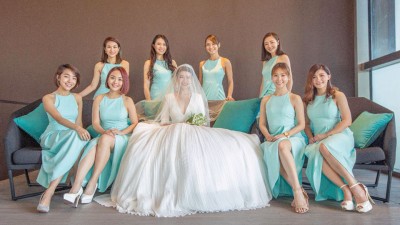 林佩琦结婚，圈中好友吴俐璇、高艺、林家冰、黄明慧、王雪晶、王柔霖、何芸妮及可晴组成“超索姐妹团”陪好姐妹出嫁。