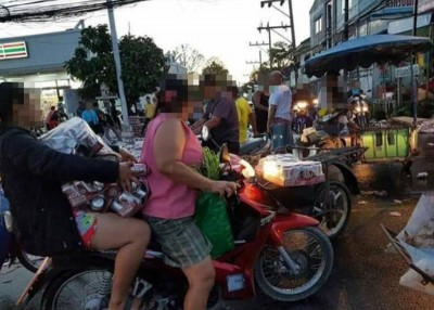 市民拾走多罐啤酒。