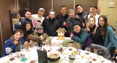 古天乐获一班演协理事为他举行庆功宴。