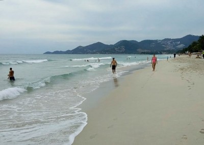 苏梅岛上游客明显减少。