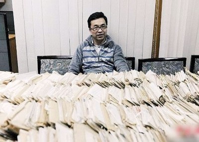 童增至今已收到近万封日本侵华战争受害者或家属的来信。