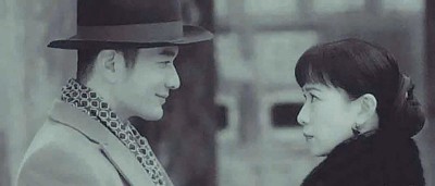 黄晓明、佘诗曼情深对望。