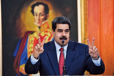 古巴被指协助马杜罗得到军方的支持。（法新社照片）