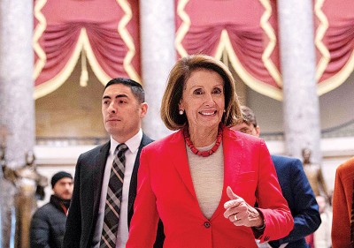 佩洛西指特朗普没有诚意帮助‘梦想家’。（法新社照片） 