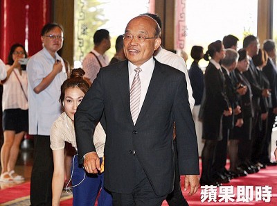 台湾行政院前院长苏贞昌。