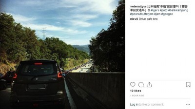 游子苦中作乐,挤回家为是同一种幸福。