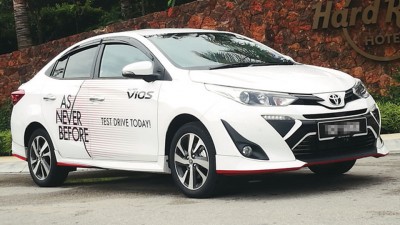 全新面貌小改款的Toyota Vios。