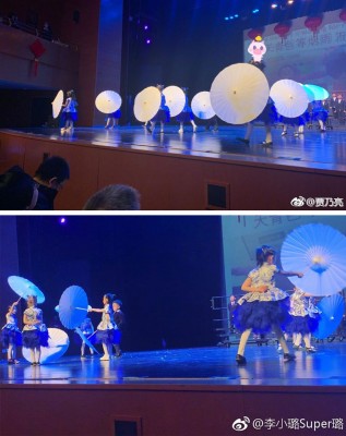 贾乃亮、李小璐一前一后发文。